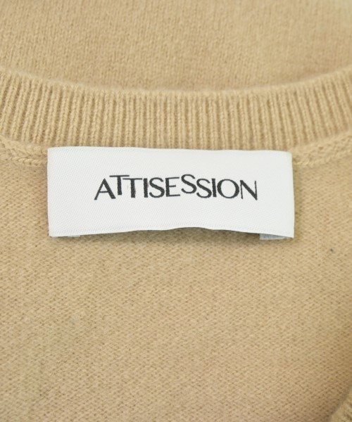 ATTISESSION（アティセッション）ニット・セーター ベージュ サイズ:-(M位) レディース/2200723173083
