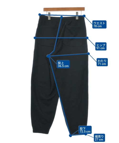 awasa（アワサ）スウェットパンツ 黒 サイズ:2(M位) メンズ/2200629331136