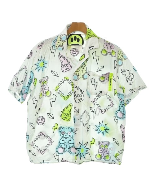 BARROW(バロー)カジュアルシャツ 白 サイズ:S/2200653614120