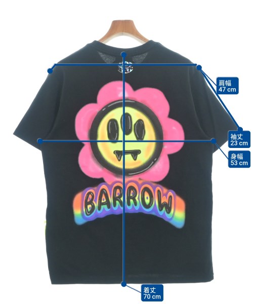 BARROW（バロー）Tシャツ・カットソー 黒 サイズ:M メンズ/2200661138083