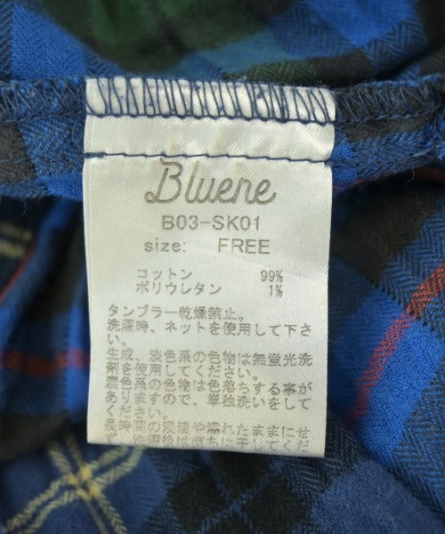 Bluene（ブルーネ）ロング・マキシ丈スカート 青 サイズ:F レディース/2200694932047
