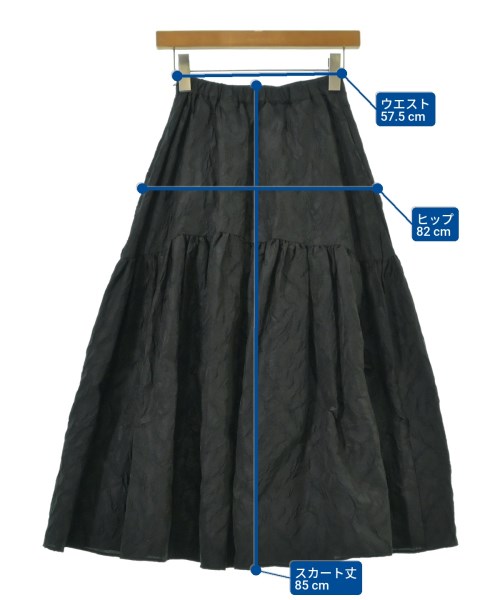 ELLIE（エリー）ロング・マキシ丈スカート 黒 サイズ:F レディース/2200659739049