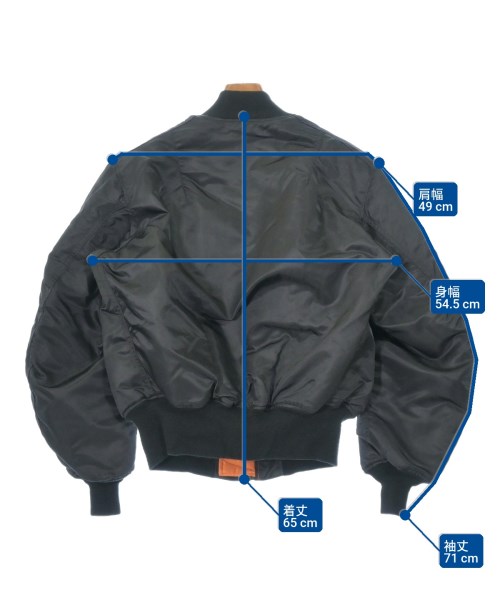 GREENBRIER IND.INC（グリーンブライヤーインダストリーズインク）ミリタリーブルゾン 黒 サイズ:-(XL位) メンズ/2200666541147