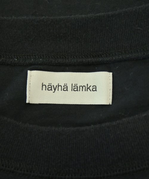 hayha lamka（ヘイヘラムカ）Tシャツ・カットソー 黒 サイズ:F メンズ/2200723587101