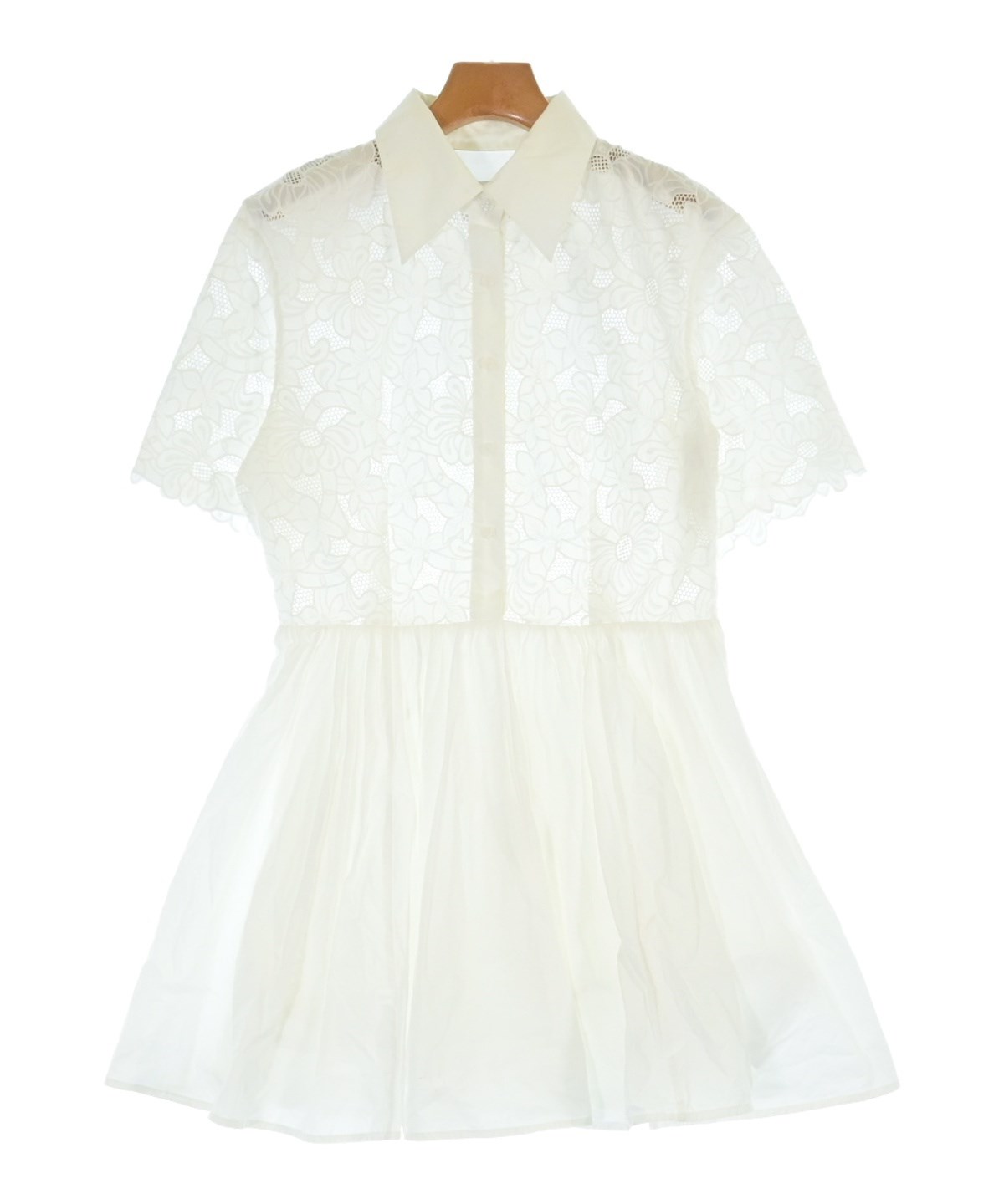 【新品・タグ付き】ISABELLEBLANCHE イザベルブランシュ ワンピース ISABELLE BLANCHE（イザベルブランシュ）ワンピース 白 サイズ:S