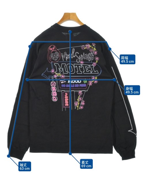 MOOD SWINGS（ムードスウィングス）Tシャツ・カットソー 黒 サイズ:S メンズ/2200612527379