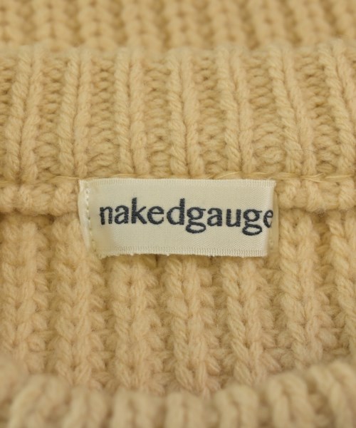 nakedgauge（ネイキッドゲージ）ニット・セーター ベージュ サイズ:1(S位) メンズ/2200709904014