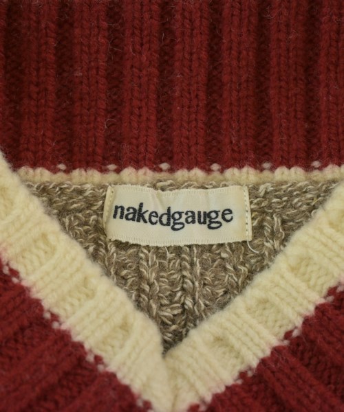 nakedgauge（ネイキッドゲージ）ニット・セーター ベージュ サイズ:1(S位) メンズ/2200709904090