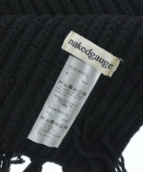 nakedgauge（ネイキッドゲージ）マフラー 黒 サイズ:F メンズ/2200709904359