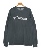 No problemo（ノープロブレモ）Tシャツ・カットソー 黒 サイズ:L メンズ/2200703327253