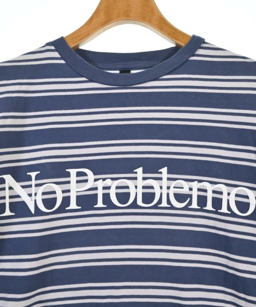 No problemo（ノープロブレモ）Tシャツ・カットソー 青 サイズ:L メンズ/2200668466059