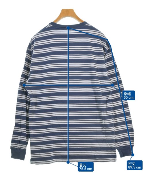 No problemo（ノープロブレモ）Tシャツ・カットソー 青 サイズ:L メンズ/2200668466059