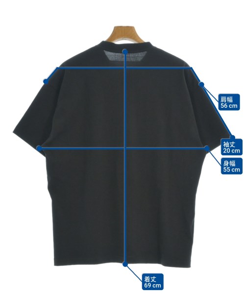 nonnotte（ノノット）Tシャツ・カットソー 黒 サイズ:4(L位) メンズ/2200660233017