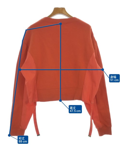 OOO（トリプルオゥ）スウェット オレンジ サイズ:F レディース/2200658471131