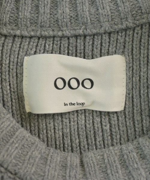 OOO（トリプルオゥ）ベスト グレー サイズ:F レディース/2200658471148