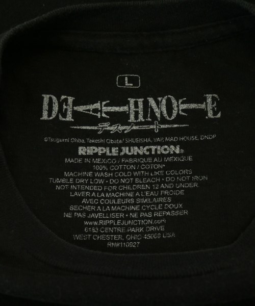 RIPPLE JUNCTION（リップルジャンクション）Tシャツ・カットソー 黒 サイズ:L メンズ/2200651969055