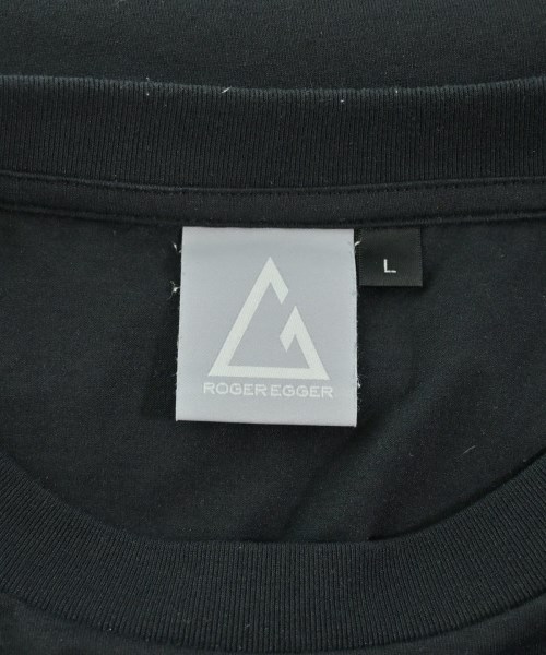 ROGER EGGER（ロジャーエーガー）Tシャツ・カットソー 黒 サイズ:L メンズ/2200658889059