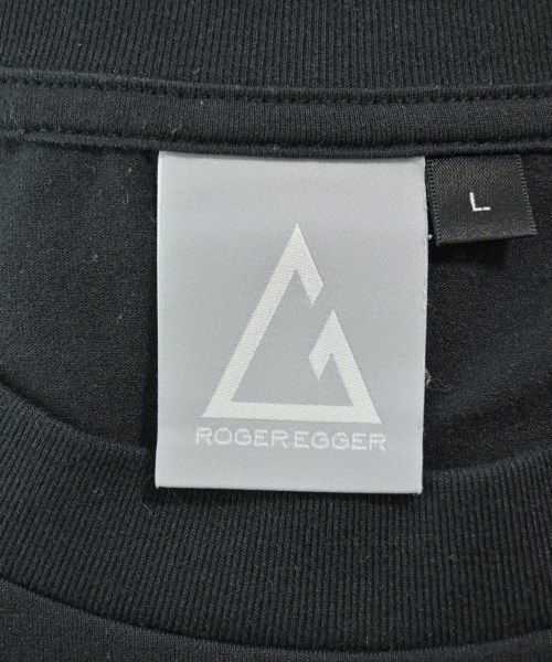 ROGER EGGER（ロジャーエーガー）Tシャツ・カットソー 黒 サイズ:L メンズ/2200658889066