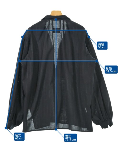 SARTO（サルト）カジュアルシャツ 紺 サイズ:M メンズ/2200621998030