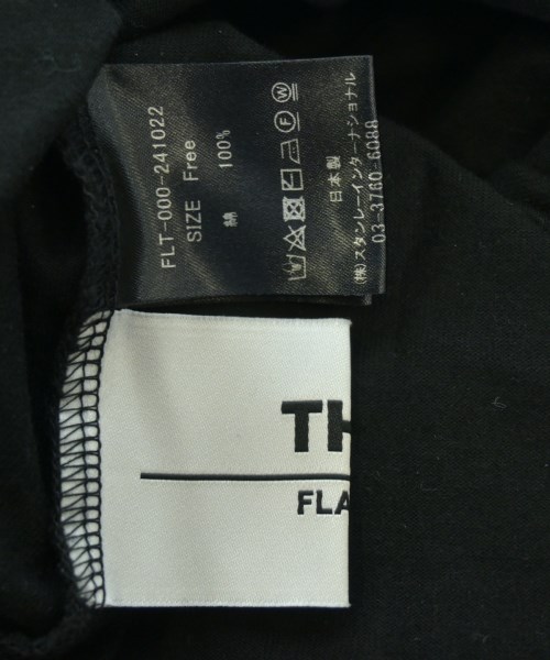 THE FLATS （ザフラッツ）Tシャツ・カットソー 黒 サイズ:F レディース/2200675407076
