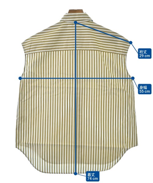 THE FLATS （ザフラッツ）カジュアルシャツ ベージュ サイズ:F レディース/2200644821056