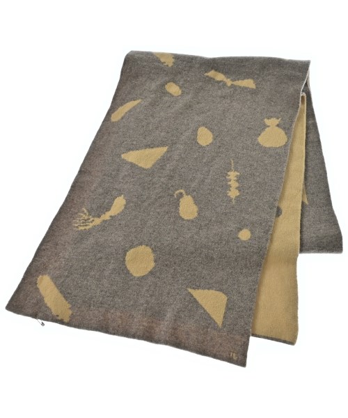 イイダ傘店(イイダカサテン)マフラー 茶 サイズ:-/2200670322176