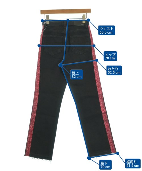 AMIRI（アミリ）デニムパンツ 黒 サイズ:25(S位) レディース/2200647100288