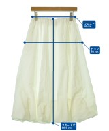 JULYNINE（ジュライナイン）ロング・マキシ丈スカート 白 サイズ:38(M位) レディース/2200713978230