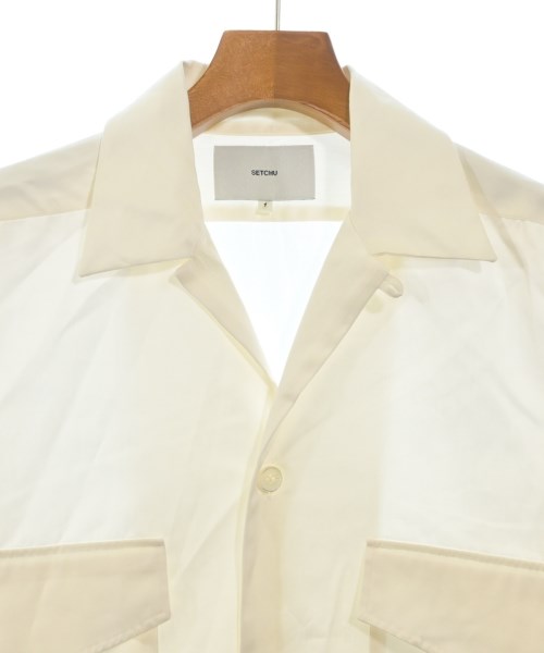SETCHU（セッチュウ）カジュアルシャツ 白 サイズ:1(S位) メンズ/2200636525078