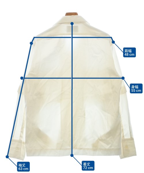 SETCHU（セッチュウ）カジュアルシャツ 白 サイズ:1(S位) メンズ/2200636525078