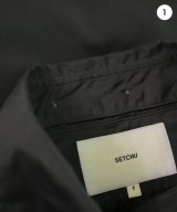 SETCHU（セッチュウ）カジュアルシャツ 黒 サイズ:1(S位) メンズ/2200201500028