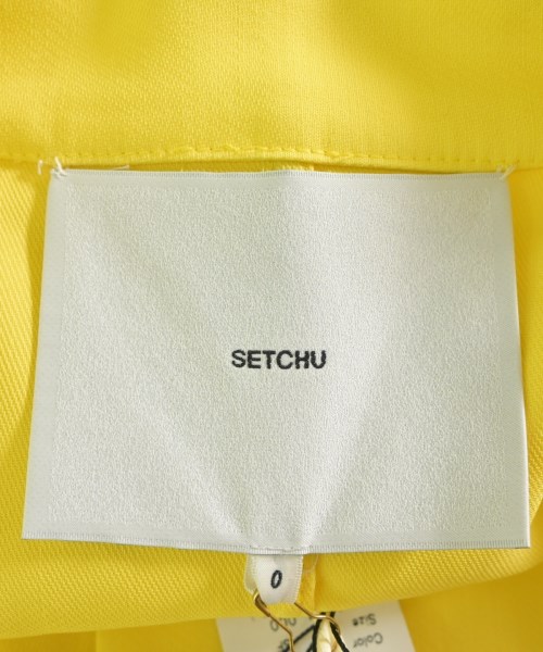 SETCHU（セッチュウ）ジャケット 黄 サイズ:0(XS位) レディース/2200631157182