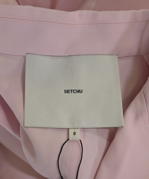 SETCHU（セッチュウ）ジャケット ピンク サイズ:0(XS位) レディース/2200631226215