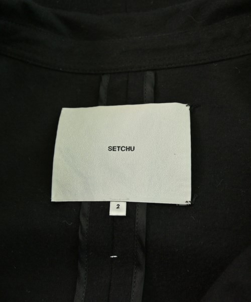 SETCHU（セッチュウ）テーラードジャケット 黒 サイズ:2(M位) メンズ/2200656959020