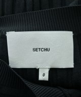 SETCHU（セッチュウ）ニット・セーター 黒 サイズ:0(XS位) メンズ/2200643904064