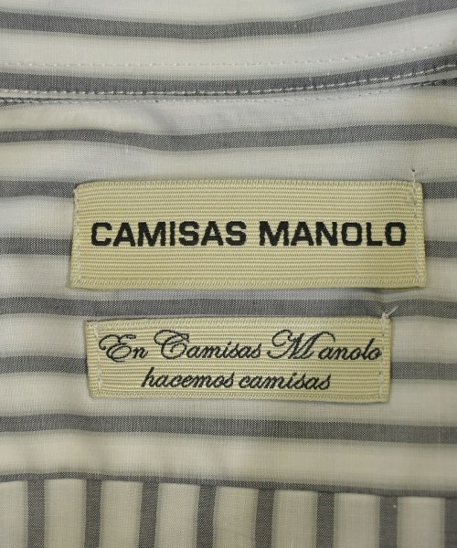 CAMISAS MANOLO（カミサスマノロ）カジュアルシャツ 白 サイズ:50(XL位) メンズ/2200732194079