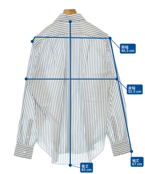 CAMISAS MANOLO（カミサスマノロ）カジュアルシャツ 白 サイズ:50(XL位) メンズ/2200732194079
