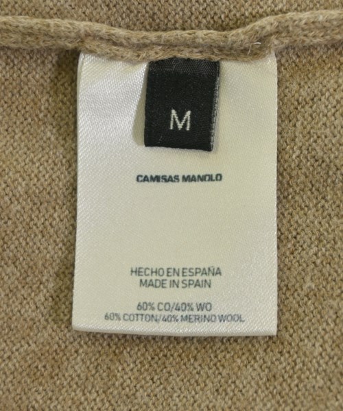 CAMISAS MANOLO（カミサスマノロ）カーディガン ベージュ サイズ:M メンズ/2200735184091