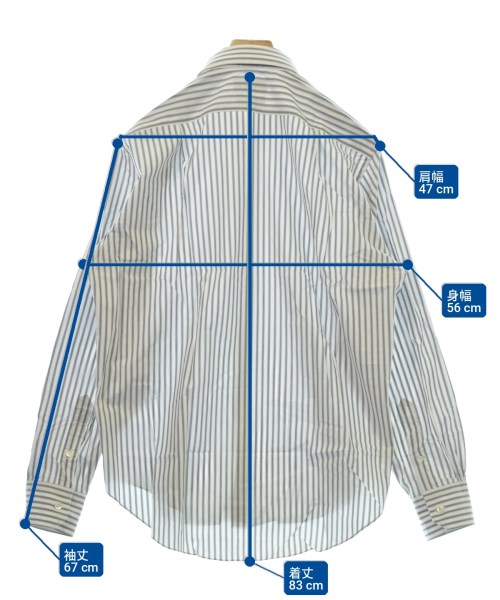 CAMISAS MANOLO（カミサスマノロ）カジュアルシャツ 白 サイズ:50(XL位) メンズ/2200721932156