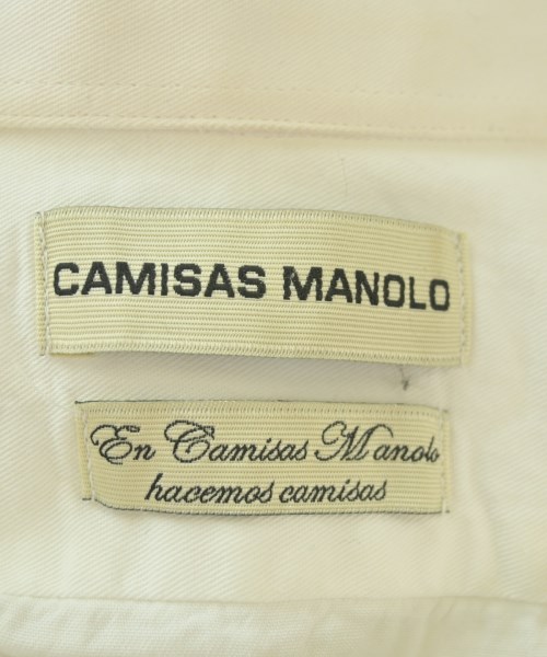 CAMISAS MANOLO（カミサスマノロ）カジュアルシャツ 白 サイズ:46(M位) メンズ/2200685131022