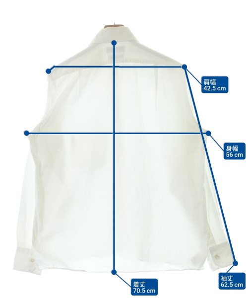 CAMISAS MANOLO（カミサスマノロ）カジュアルシャツ 白 サイズ:46(M位) メンズ/2200685131022
