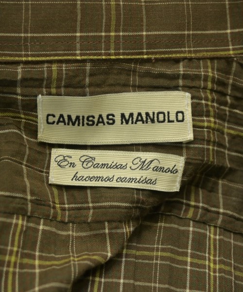 CAMISAS MANOLO（カミサスマノロ）カジュアルシャツ 茶 サイズ:46(M位) メンズ/2200687064021