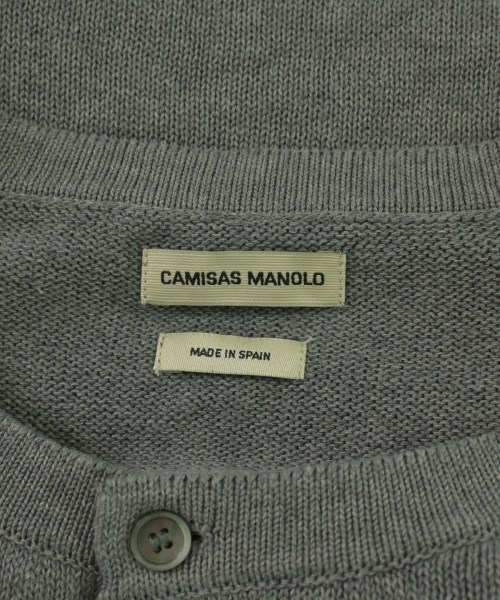 CAMISAS MANOLO（カミサスマノロ）カーディガン グレー サイズ:M メンズ/2200692196021