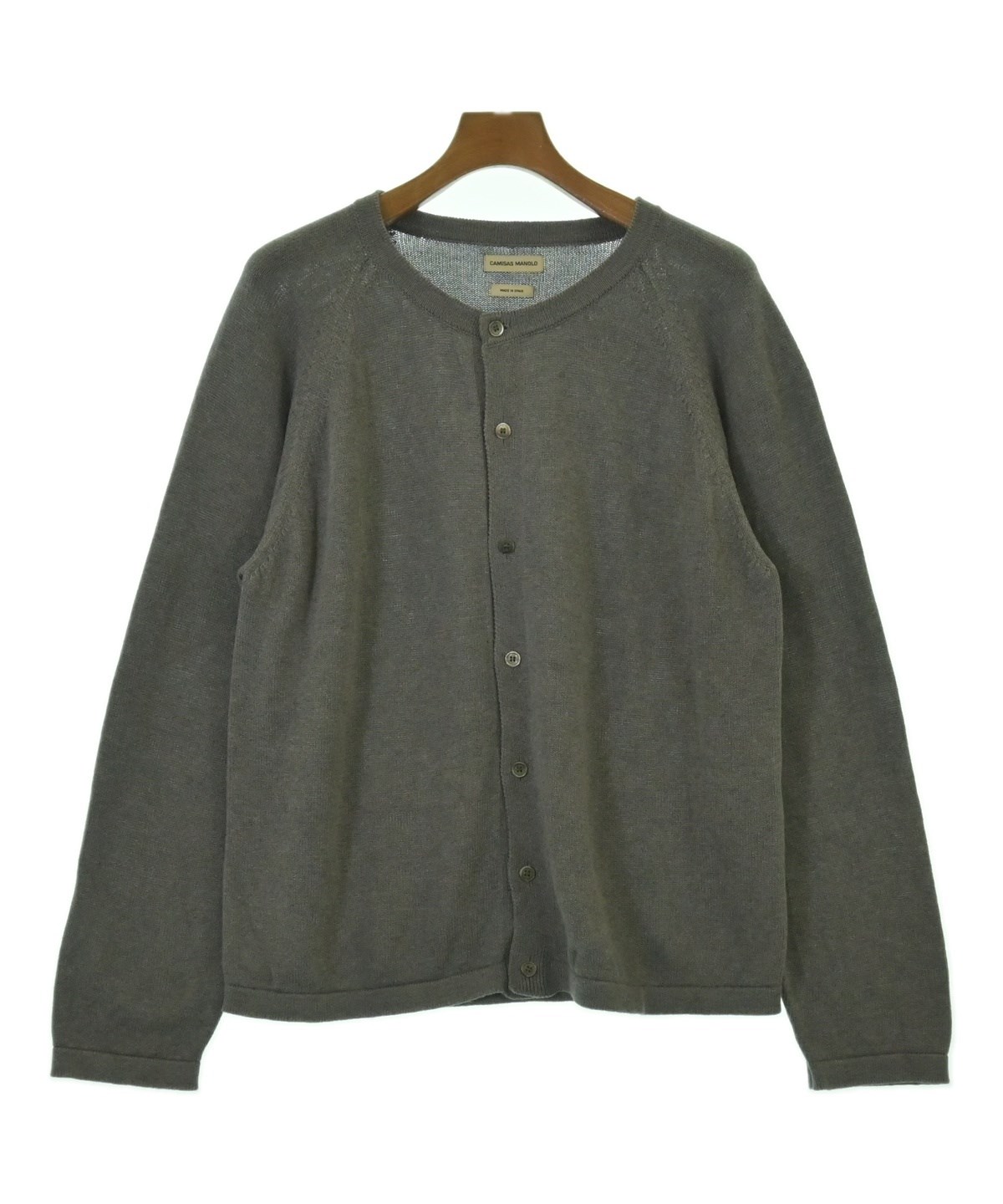 CAMISAS MANOLO（カミサスマノロ）カーディガン グレー サイズ:M 