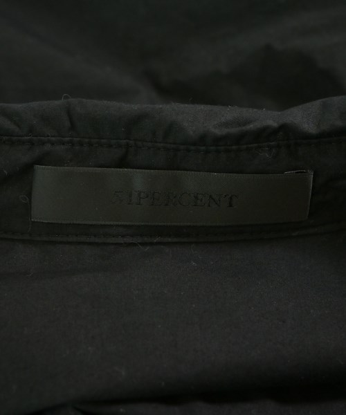 51PERCENT（フィフティーワンパーセント）カジュアルシャツ 黒 サイズ:M メンズ/2200643609105