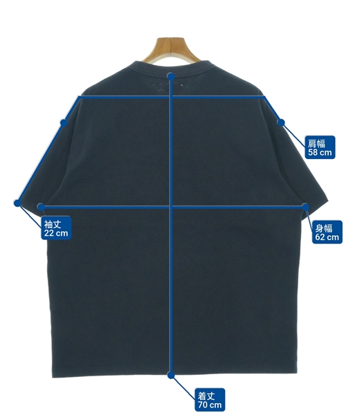 EviStub（エヴィスタブ）Tシャツ・カットソー 紺 サイズ:M メンズ/2200606707398