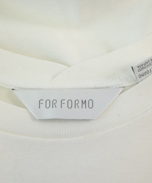 FORFORMO（フォルフォルモ）Tシャツ・カットソー 白 サイズ:2(M位) レディース/2200720466386