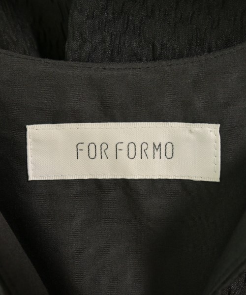 FORFORMO（フォルフォルモ）ブラウス 黒 サイズ:-(L位) レディース/2200728382039