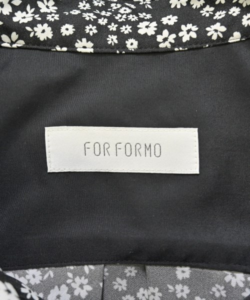 FORFORMO（フォルフォルモ）ブラウス 黒 サイズ:F レディース/2200686719038