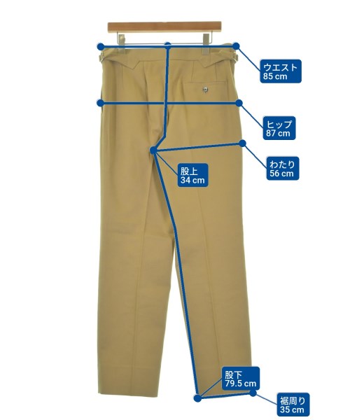 Fumiya Hirano THE TROUSERS（フミヤヒラノトラウザーズ）スラックス ベージュ サイズ:40(L位) メンズ/2200671397159